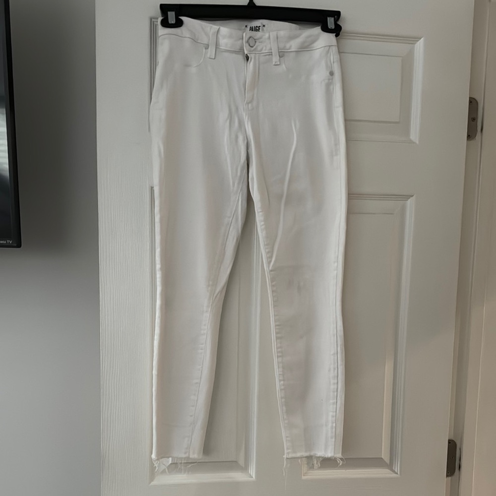 Paige  Women's White Jeans size 27